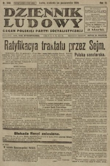 Dziennik Ludowy : organ Polskiej Partyi Socyalistycznej. 1920, nr 268