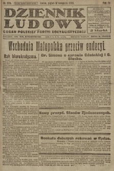 Dziennik Ludowy : organ Polskiej Partyi Socyalistycznej. 1920, nr 279