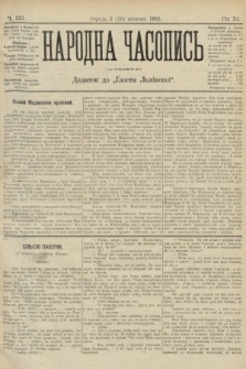 Народна Часопись : додаток до Ґазети Львівскої. 1901, ч. 222