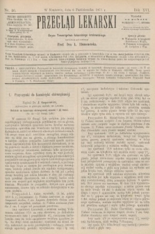 Przegląd Lekarski : Organ Towarzystwa lekarskiego krakowskiego. 1877, nr 40