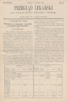 Przegląd Lekarski : organ Towarzystw lekarskich: Krakowskiego i Galicyjskiego. 1898, nr 53