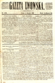 Gazeta Lwowska. 1869, nr 182