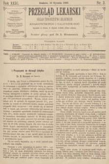 Przegląd Lekarski : organ Towarzystw Lekarskich Krakowskiego i Galicyjskiego. 1892, nr 3