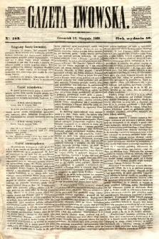 Gazeta Lwowska. 1869, nr 183