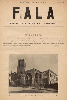 Fala : miesięcznik literacko-naukowy. 1931, nr 2-3