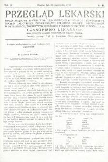 Przegląd Lekarski oraz Czasopismo Lekarskie. 1912, nr 43