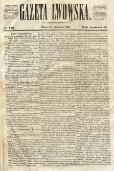 Gazeta Lwowska. 1869, nr 210