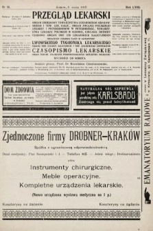 Przegląd Lekarski oraz Czasopismo Lekarskie. 1919, nr 10