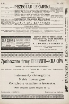 Przegląd Lekarski oraz Czasopismo Lekarskie. 1919, nr 24