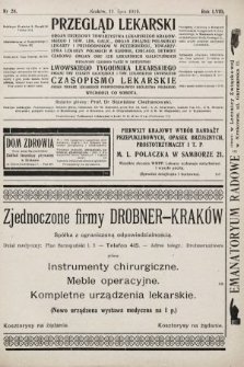 Przegląd Lekarski oraz Czasopismo Lekarskie. 1919, nr 28