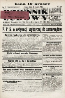 Dziennik Ludowy : organ Polskiej Partji Socjalistycznej. 1925, nr 17