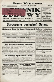 Dziennik Ludowy : organ Polskiej Partji Socjalistycznej. 1925, nr 19