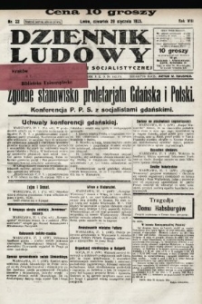 Dziennik Ludowy : organ Polskiej Partji Socjalistycznej. 1925, nr 22