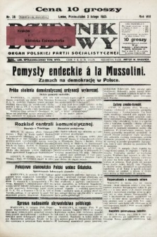 Dziennik Ludowy : organ Polskiej Partji Socjalistycznej. 1925, nr 26