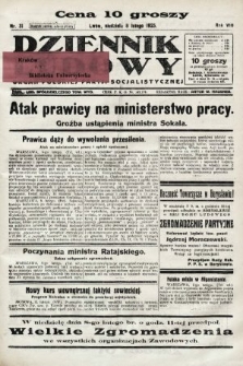 Dziennik Ludowy : organ Polskiej Partji Socjalistycznej. 1925, nr 31