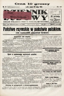 Dziennik Ludowy : organ Polskiej Partji Socjalistycznej. 1925, nr 41