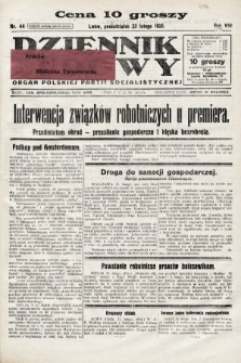Dziennik Ludowy : organ Polskiej Partji Socjalistycznej. 1925, nr 44