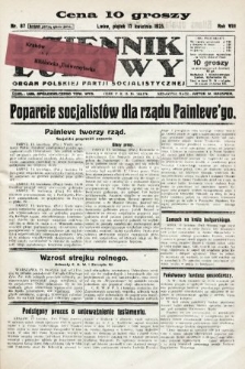 Dziennik Ludowy : organ Polskiej Partji Socjalistycznej. 1925, nr 87