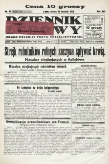 Dziennik Ludowy : organ Polskiej Partji Socjalistycznej. 1925, nr 88