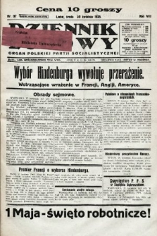 Dziennik Ludowy : organ Polskiej Partji Socjalistycznej. 1925, nr 97