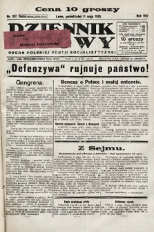 Dziennik Ludowy : organ Polskiej Partji Socjalistycznej. 1925, nr 107