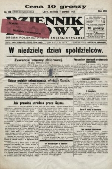 Dziennik Ludowy : organ Polskiej Partji Socjalistycznej. 1925, nr 128