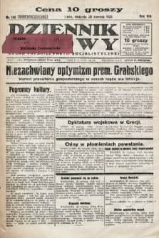 Dziennik Ludowy : organ Polskiej Partji Socjalistycznej. 1925, nr 145