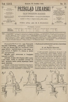 Przegląd Lekarski : organ Towarzystw Lekarskich Krakowskiego i Galicyjskiego. 1893, nr 51