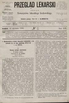 Przegląd Lekarski : organ Towarzystwa lekarskiego krakowskiego. 1880, nr 2