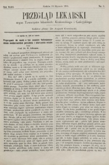 Przegląd Lekarski : organ Towarzystw lekarskich Krakowskiego i Galicyjskiego. 1904, nr 3