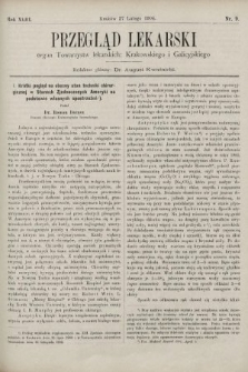 Przegląd Lekarski : organ Towarzystw lekarskich Krakowskiego i Galicyjskiego. 1904, nr 9