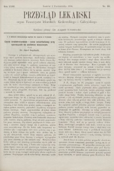 Przegląd Lekarski : organ Towarzystw lekarskich Krakowskiego i Galicyjskiego. 1904, nr 40