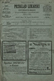 Przegląd Lekarski : organ Towarzystw Lekarskich Krakowskiego i Galicyjskiego. 1899, nr 2