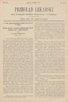 Przegląd Lekarski : organ Towarzystw Lekarskich Krakowskiego, Lwowskiego i Galicyjskiego. 1901, nr 10