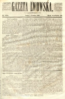 Gazeta Lwowska. 1869, nr 275