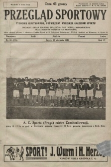 Przegląd Sportowy : tygodnik ilustrowany, poświęcony wszelkim gałęziom sportu. 1924, nr 34