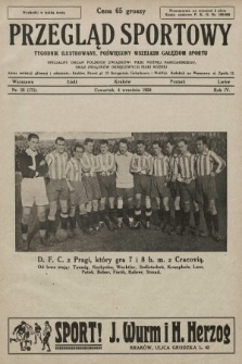 Przegląd Sportowy : tygodnik ilustrowany, poświęcony wszelkim gałęziom sportu. 1924, nr 35