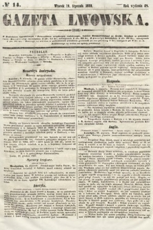Gazeta Lwowska. 1858, nr 14