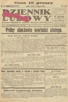 Dziennik Ludowy : organ Polskiej Partji Socjalistycznej. 1925, nr 173