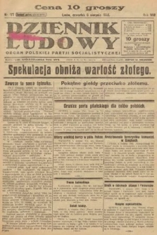 Dziennik Ludowy : organ Polskiej Partji Socjalistycznej. 1925, nr 177