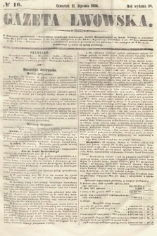 Gazeta Lwowska. 1858, nr 16