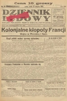 Dziennik Ludowy : organ Polskiej Partji Socjalistycznej. 1925, nr 182