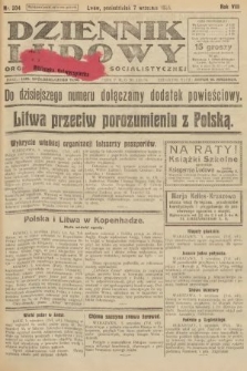 Dziennik Ludowy : organ Polskiej Partji Socjalistycznej. 1925, nr 204