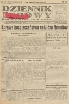 Dziennik Ludowy : organ Polskiej Partji Socjalistycznej. 1925, nr 209