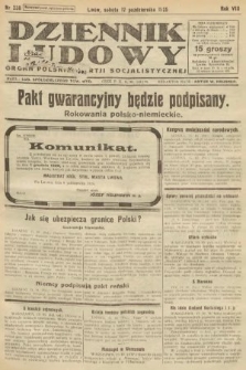 Dziennik Ludowy : organ Polskiej Partji Socjalistycznej. 1925, nr 238