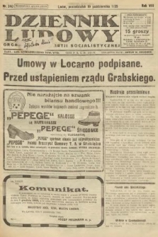 Dziennik Ludowy : organ Polskiej Partji Socjalistycznej. 1925, nr 240