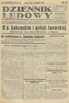 Dziennik Ludowy : organ Polskiej Partji Socjalistycznej. 1925, nr 253