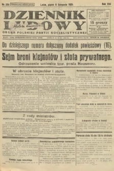 Dziennik Ludowy : organ Polskiej Partji Socjalistycznej. 1925, nr 255
