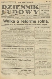 Dziennik Ludowy : organ Polskiej Partji Socjalistycznej. 1925, nr 256