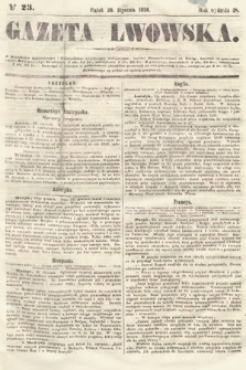 Gazeta Lwowska. 1858, nr 23